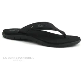 Achat chaussures TBS Homme Mule Sabot et Tong, vente TBS STORMER Q8004 Noir - Entre-doigts