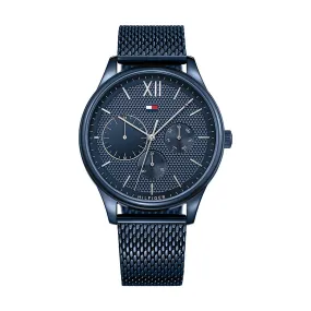 Montre Tommy Hilfiger 1791421 - Montre Multifonctions Acier Bleu Homme Tommy Hilfiger - Montre Homme sur MenCorner